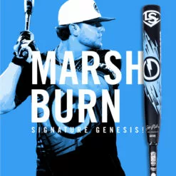 2022 LOUISVILLE GENESIS 2PC TM10 SLOPITCH BAT BLK-BLU -Deals Demarini Store image 156