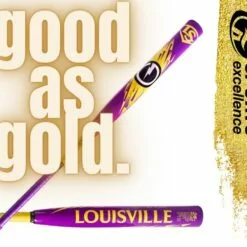 2022 LOUISVILLE GENESIS SEC USSSA 2PC PURPLE-GOLD -Deals Demarini Store image 163
