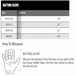 EVOSHIELD PRO-SRZ BATTING GLOVE YTH 5 EVOSHIELD PRO-SRZ BATTING GLOVE YTH -Deals Demarini Store image 1820
