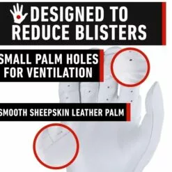 FRANKLIN POWERSTRAP CHROME BATTING GLOVE ADULT -Deals Demarini Store image 1850