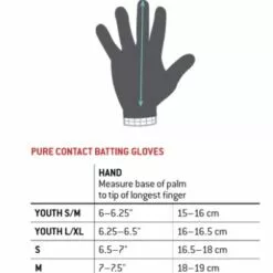 G-FORM PURE CONTACT BATTING GLOVE BLACK LRG -Deals Demarini Store image 1858