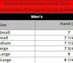 MIZUNO B-303 ADULT BASEBALL BATTING GLOVE -Deals Demarini Store image 1875