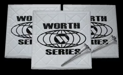 WORTH LEAGUE BASE SET 15" X 2" BASES 2 WORTH LEAGUE BASE SET 15" X 2" BASES -Deals Demarini Store image 2154