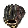 2022 MIZUNO BALL GLOVE GMVP1150P4BC MVP PRIME 11.5IN BLK-CHR
