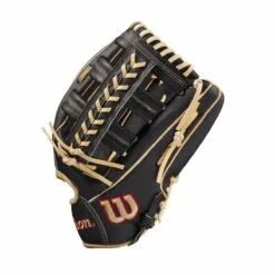 2021 Wilson A2000 1800 12.75" SuperSkin Outfield Baseball Glove Black/Black/Blonde -Deals Demarini Store image 593