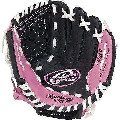 RAWLINGS PLAYERS SERIES GLOVE PL91PB 9" RHT - PINK/BLACK 3 RAWLINGS PLAYERS SERIES GLOVE PL91PB 9" RHT - PINK/BLACK - Image 3