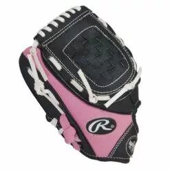 RAWLINGS PLAYERS T-BALL GLOVE PL91 9" LHT - PINK/BLACK